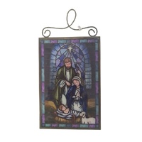 Roman Inc - Holy Family Stained Glass Hanging Ornament