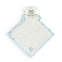 Demdaco Baby - Tender Blessings Blue Guardian Angel Bear Blankie