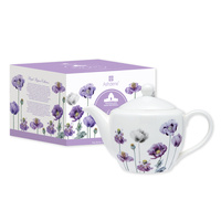 Ashdene Purple Poppies Australian War Memorial - Teapot with Metal Infuser