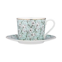 Ashdene Vintage Floral - Sage Cup & Saucer