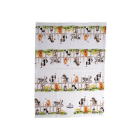 Ashdene Kitten Adventures - Chasing Butterflies Tea Towel