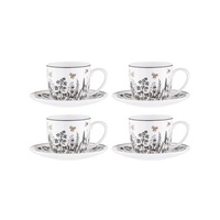 Ashdene Queen Bee - Cup & Saucer Set of 4