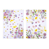 Ashdene Pressed Flowers - Kitchen Towel 2 Pack