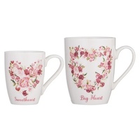 Ashdene Mini Me - 2 Piece Mug Gift Set - Heart