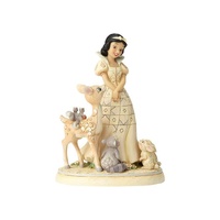 Jim Shore Disney Traditions - Snow White & The Seven Dwarfs - Forest Friends White Woodland