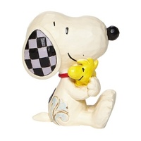 Peanuts by Jim Shore - Snoopy & Woodstock Mini Figurine