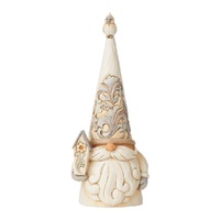 Jim Shore Heartwood Creek White Woodland - Gnome Holiday Birdhouse