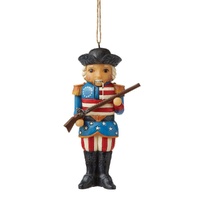 Jim Shore Heartwood Creek Christmas Around The World - American Nutcracker Hanging Ornament