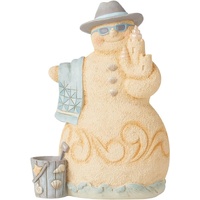 Jim Shore Heartwood Creek Coastal Christmas - Sandman with Beach Towel