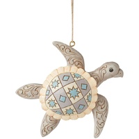 Jim Shore Heartwood Creek Coastal Christmas - Sea Turtle Hanging Ornament