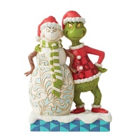 Dr Seuss The Grinch by Jim Shore - Grinch with Grinchy Snowman