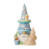 Jim Shore Heartwood Creek Gnomes - Coastal Christmas Sand Castle