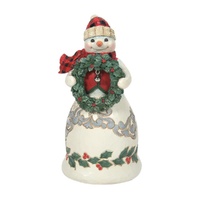 Jim Shore Heartwood Creek Highland Glen - Snowman with Vest