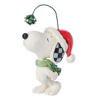 Peanuts by Jim Shore - Snoopy Mistletoe Mini Figurine