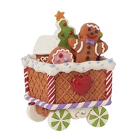 Jim Shore Heartwood Creek Gingerbread Christmas - Gingerbread Train Car