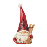 Jim Shore Heartwood Creek Highland Glen - Gnome with Skis