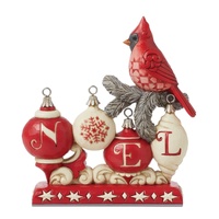 Jim Shore Heartwood Creek Nordic Noel - Christmas Cardinal