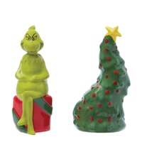 Dr Seuss The Grinch by Dept 56 - Grinch & Presents Salt and Pepper Set