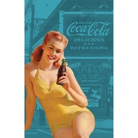 Coca Cola Tea Towel - Pin Up Bathing Suit