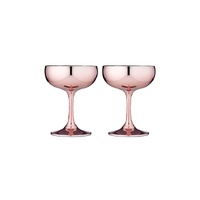 Tempa Aurora - Rose Coupe Glass 2 Pack