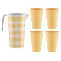 Porta Delilah - Jug & 4 Tumbler Set Yellow