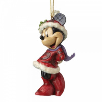 Jim Shore Disney Traditions - Minnie Mouse Sugar Coated Hanging Ornament