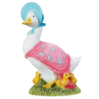 Beatrix Potter Mini Figurine - Jemima Puddle Duck with Ducklings