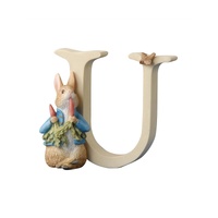 Vaulted Beatrix Potter Alphabet - U - Peter Rabbit with Radishes