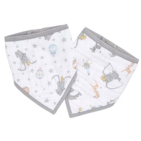 aden & anais Essentials Disney Bandana Bibs 2 Pack - Dumbo New Heights