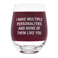 Wine Glass - Multiple Personalities