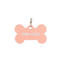 Say What? Dog Tag - Free Kisses