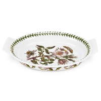 Portmeirion Botanic Garden - Oval Gratin Dish - 25cm Dog Rose