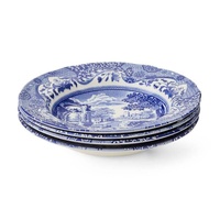 Spode Blue Italian - Soup Plate - 23cm (Set of 4)