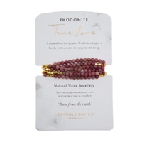 Bramble Bay Collections - Natural Stone True Love Wrap Bracelet