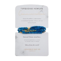 Bramble Bay Collections - Natural Stone Communication Wrap Bracelet