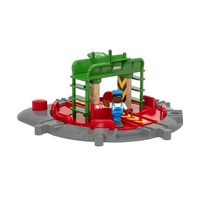 BRIO World Tracks - Turntable & Figure