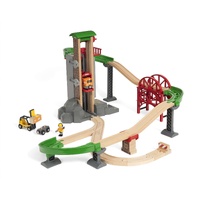 BRIO World Sets - Lift and Load Warehouse Set