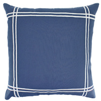 NF Living Gizmo Linen Cushion - Navy 50x50cm