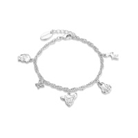 Disney Couture Kingdom - Bambi - Charm Bracelet White Gold