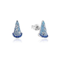 Disney Couture Kingdom - Fantasia - Sorcerer's Hat Stud Earrings White Gold