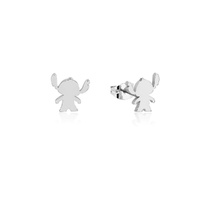 Disney Couture Kingdom - Lilo & Stitch - Silhouette Stud Earrings Silver