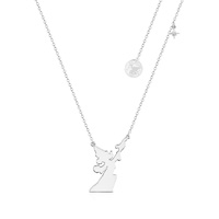 Disney Couture Kingdom - Fantasia - Sorcerer Mickey Necklace White Gold