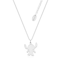 Disney Couture Kingdom - Lilo & Stitch - Silhouette Necklace Silver