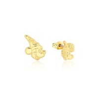 Disney Couture Kingdom - Fantasia - Sorcerer's Apprentice Mickey Mix-Match Studd Earrings Gold