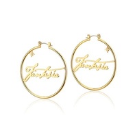 Disney Couture Kingdom - Fantasia - Hoop Earrings Gold