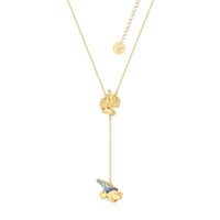 Disney Couture Kingdom - Fantasia - Sorcerer Mickey Lariat Necklace Yellow Gold