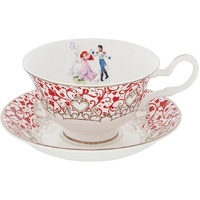 English Ladies The Little Mermaid - Ariel - Wedding Cup And Saucer