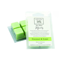 Tilley Square Soy Melts - Coconut & Lime