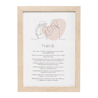 Splosh Gift Of Words plaque - Friends