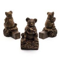 Jardinopia Potty Feet - Antique Bronze Koala (Set Of 3)